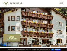 Tablet Screenshot of pension-edelweiss.cc